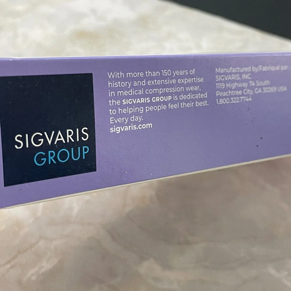 Sigvaris Style Soft Opaque Pantyhose Women SL Black 20-30mmHg 842PSLW99